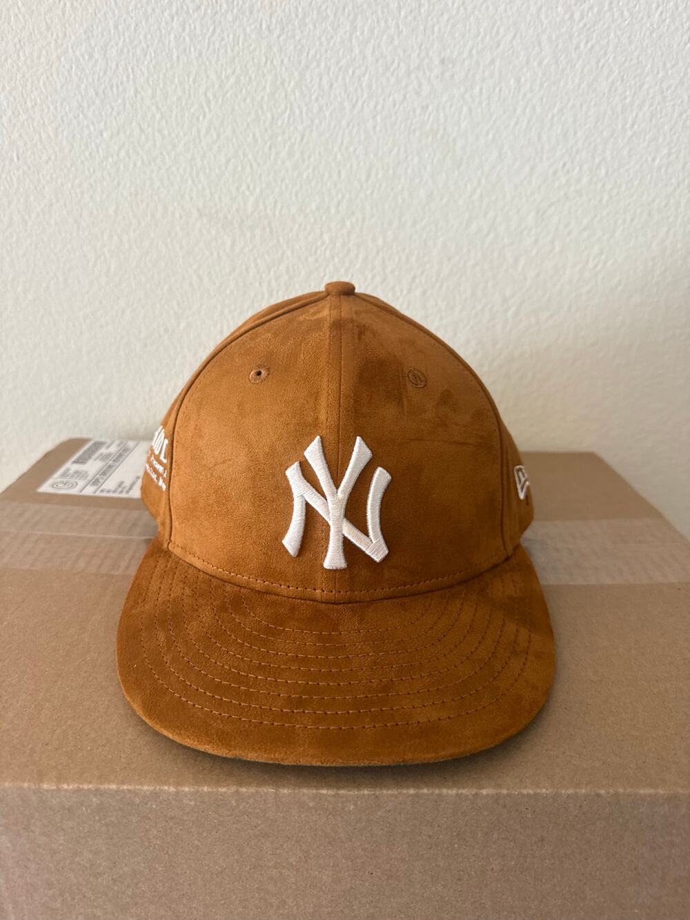 Hidden NY x New Era New York Yankees 59FIFTY Low Profile Fitted Hat Brown 7 5/8